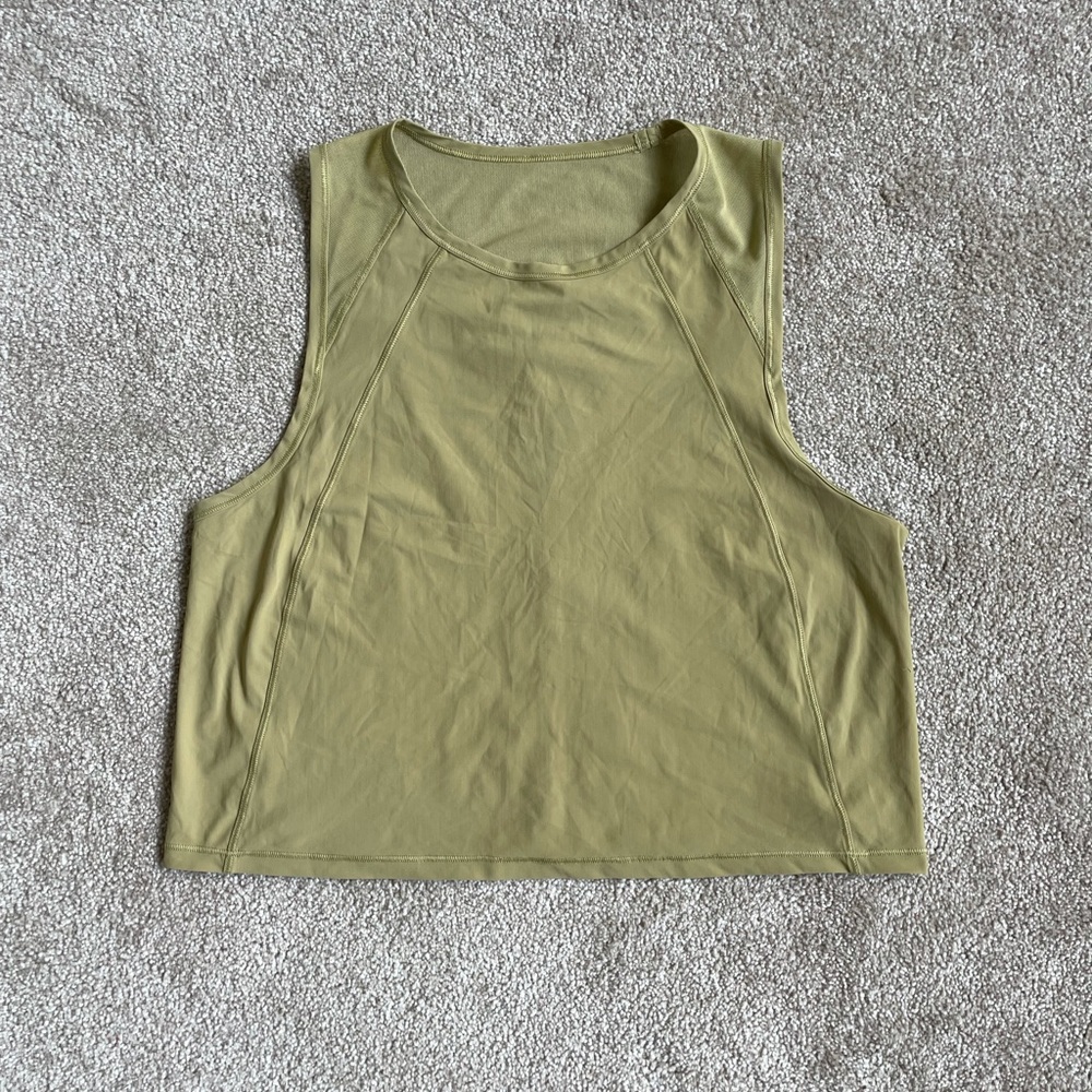Lululemon Sculpt Cropped Tank Top